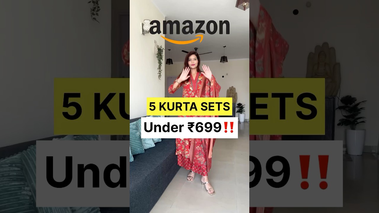 Amazon Kurta Set Haul | #youtubeshorts #shorts #amazon #meesho