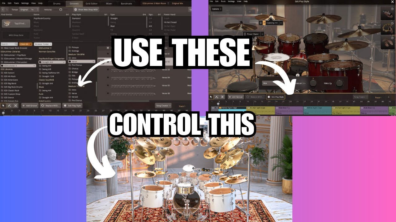 Unlock Infinite Possibilities: EZDrummer Song Creator + Kontakt Midi Drums in Reaper