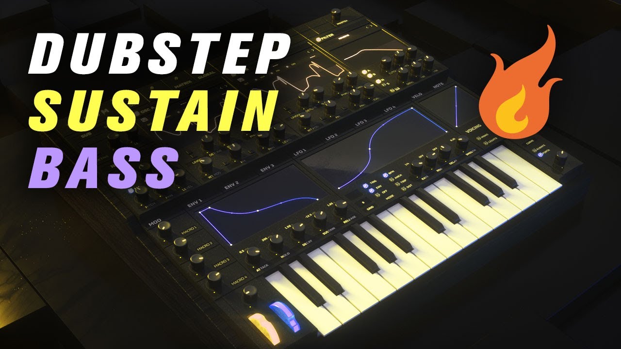 🐂BEEFY DUBSTEP SUSTAIN BASS in SERUM🔥