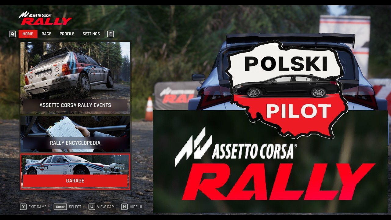 Polski Pilot leci z Pilotem ale rajdówką :) Asetto Corsa trening