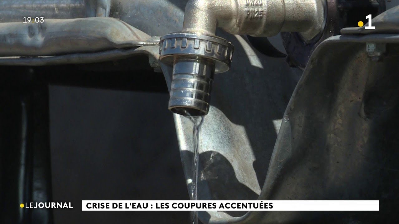 Crise de l'eau : les coupures accentuées