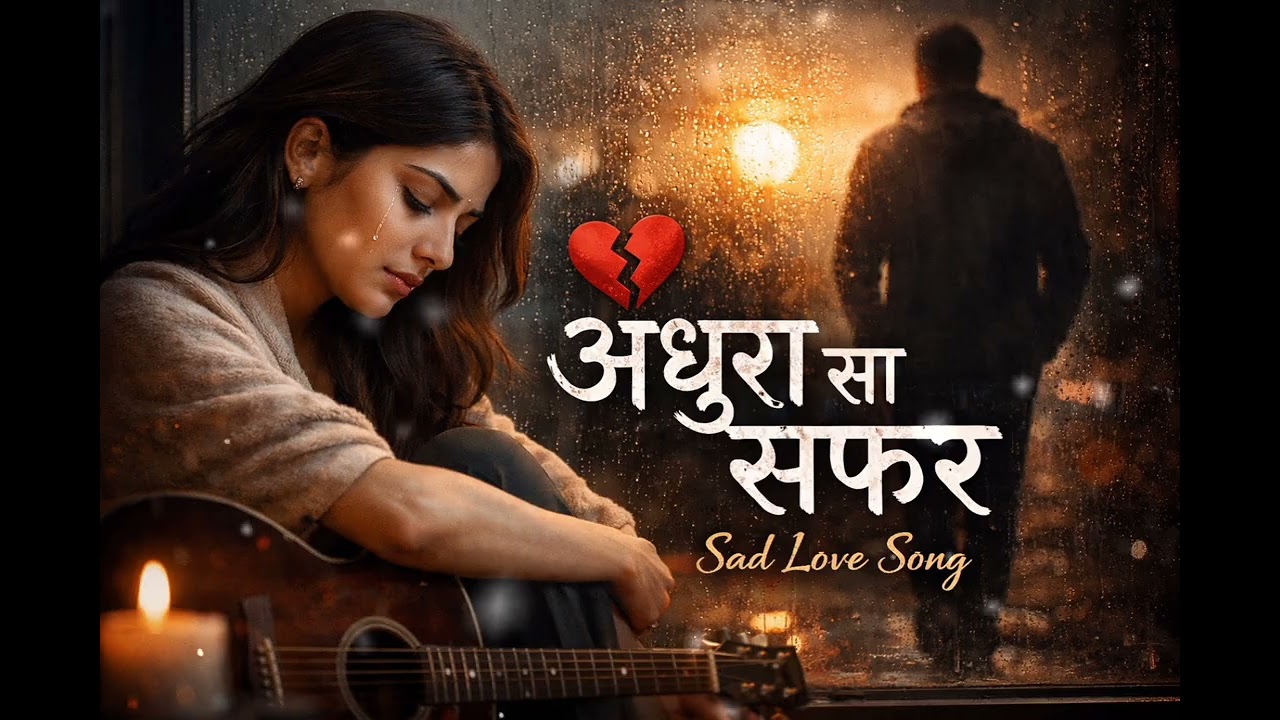 Adhura Sa Safar 💔 | Sad Love Song 2026 | Heart Touching Breakup Song | Hindi Sad Song