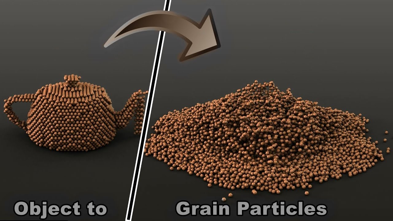 3ds max | Object Convert to Particles and simulate | Tutorial