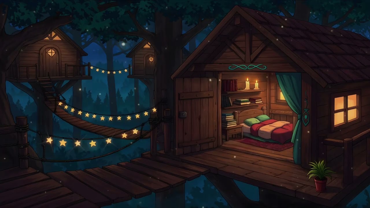 Treehouse Dreaming ✨&nbsp;Elven Forest Ambient Fantasy Lofi 📚 Cozy Lofi Reading and Study Music