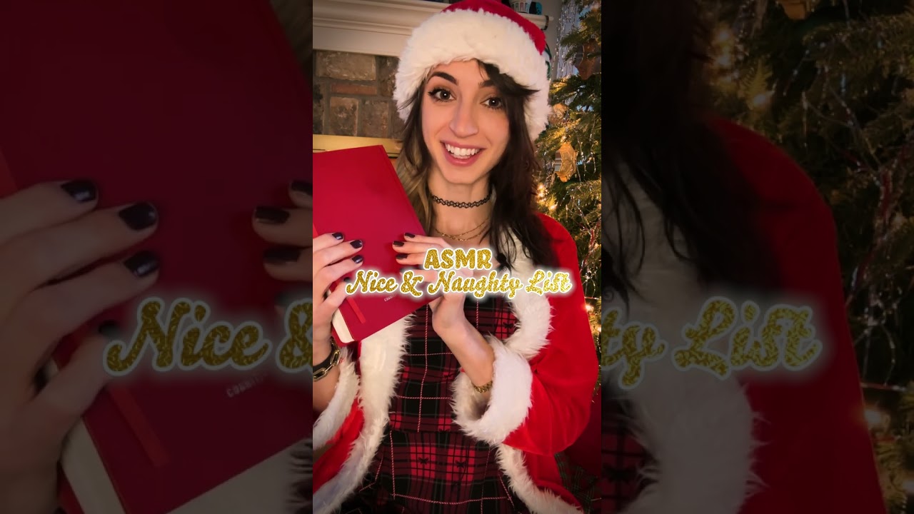 ASMR Nice & Naughty List🎅 #asmr #sleep #relaxing