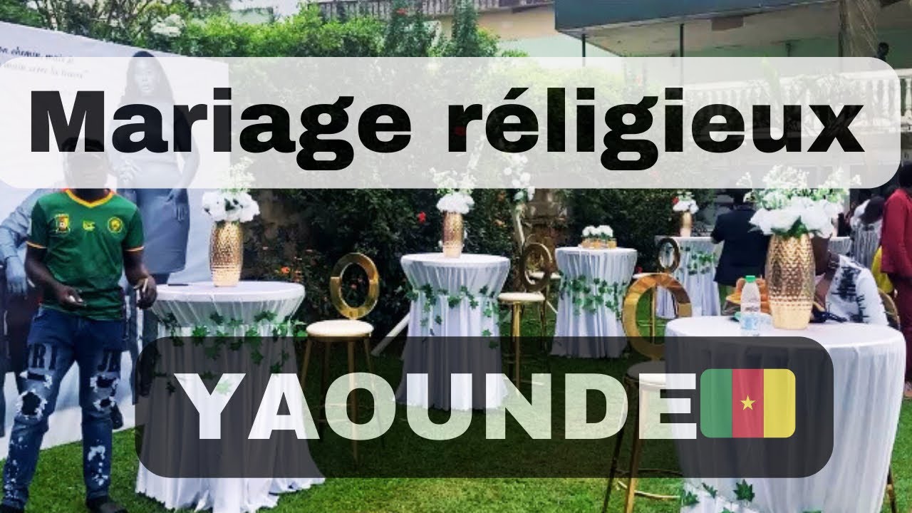 Le mariage réligieux sur un espace vert à YAOUNDE - CAMEROUN