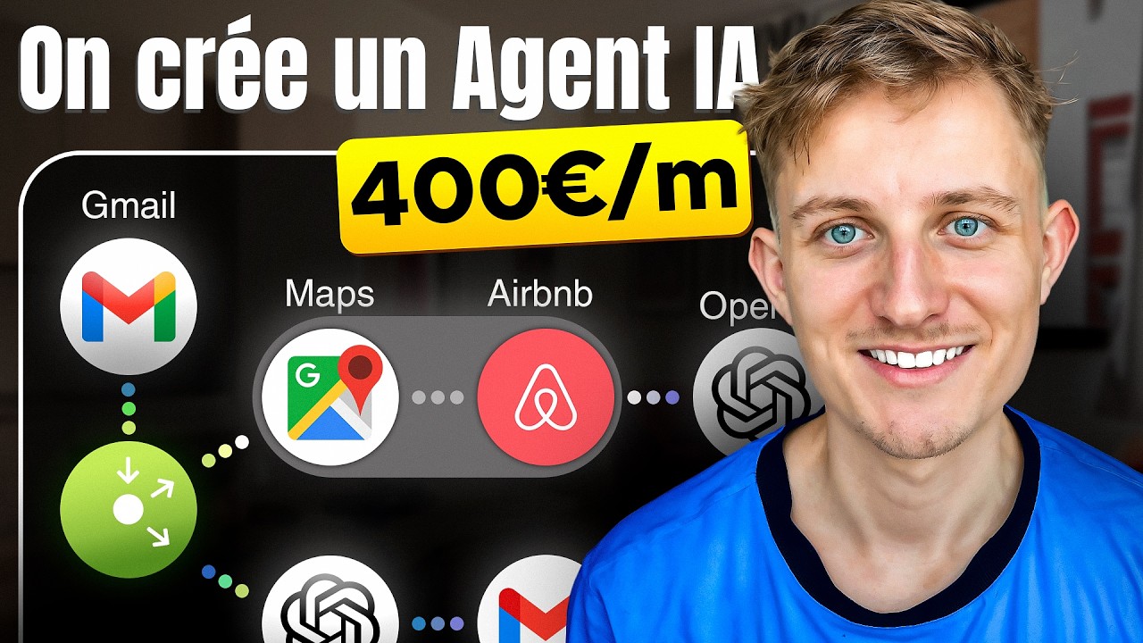 On Construit l'Agent IA d'un Client en 43 minutes (Assistant Réponse Airbnb et Booking)