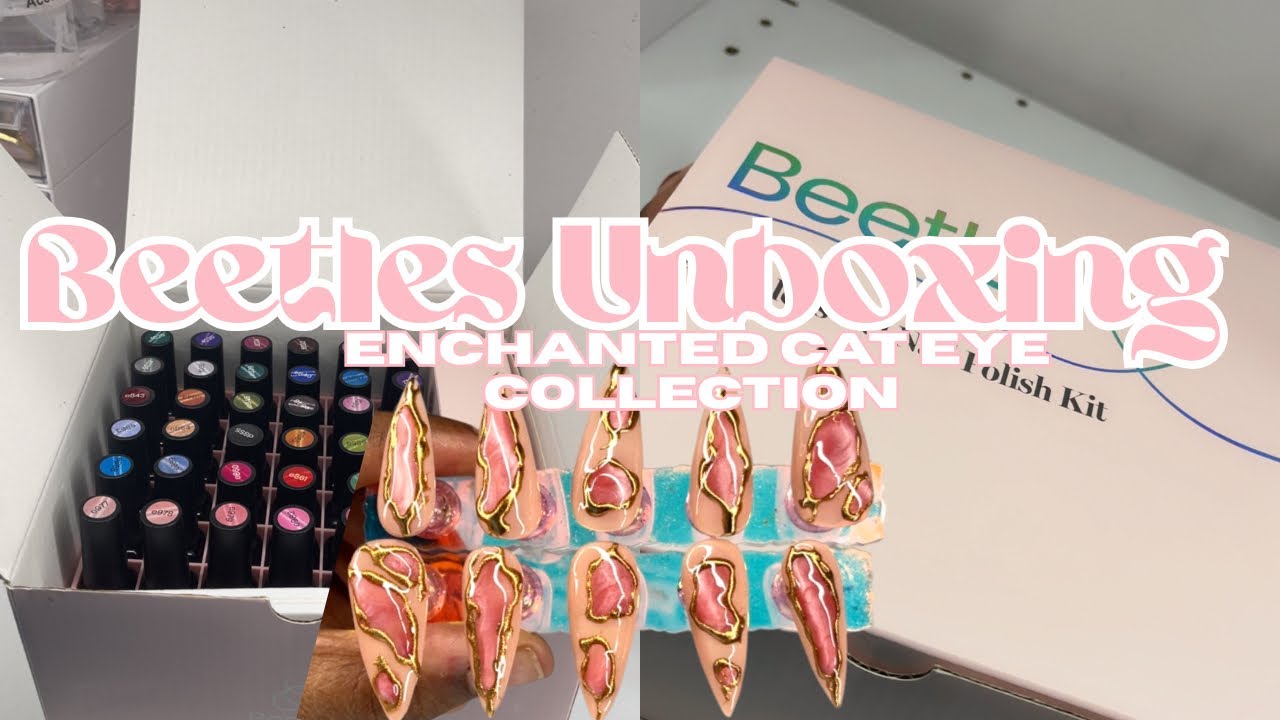 Beetles Enchanted Cat Eye Collection Unboxing + Tutorial @beetlesgelpolish