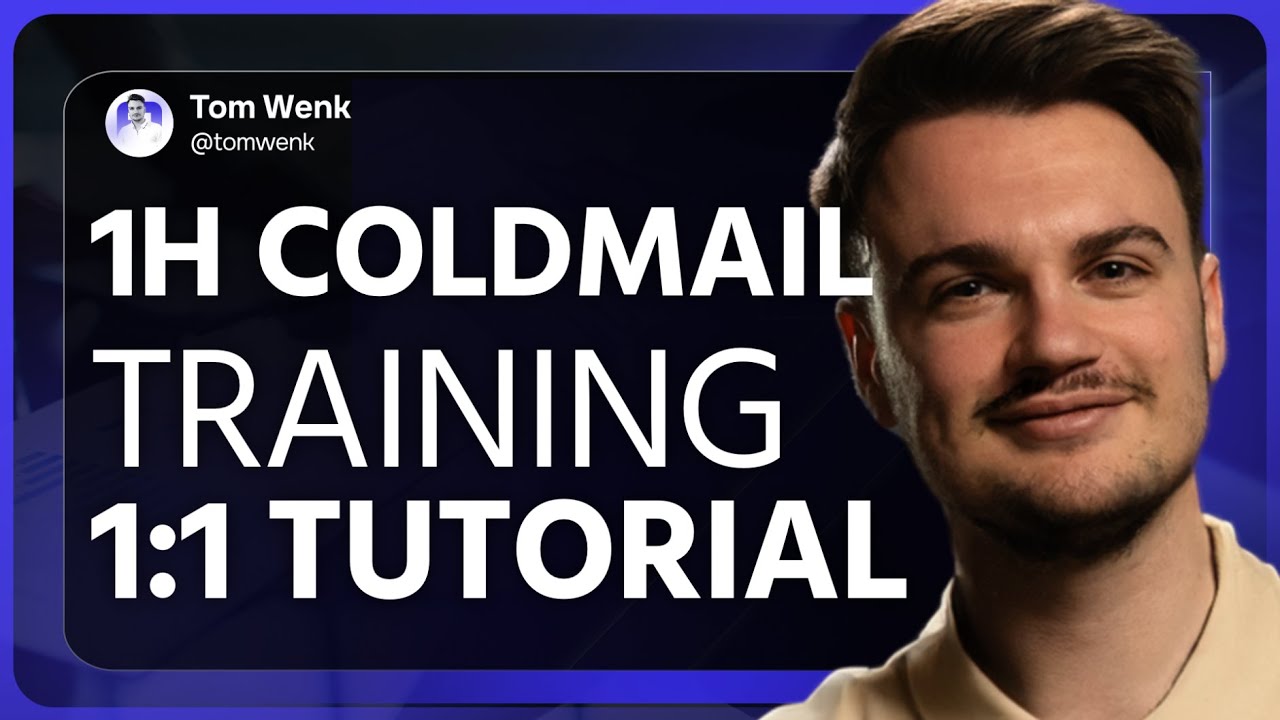 Cold Outreach Email Training für B2B Agenturen und Dienstleister. 1h Coldmail Video-Training