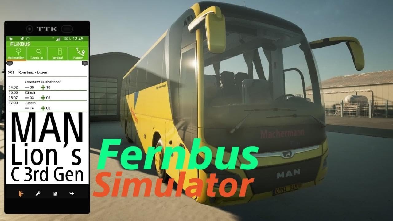 Fernbus Simulator: Konstanz - Zürich - Luzern MAN L.C. 3rd Gen❄️