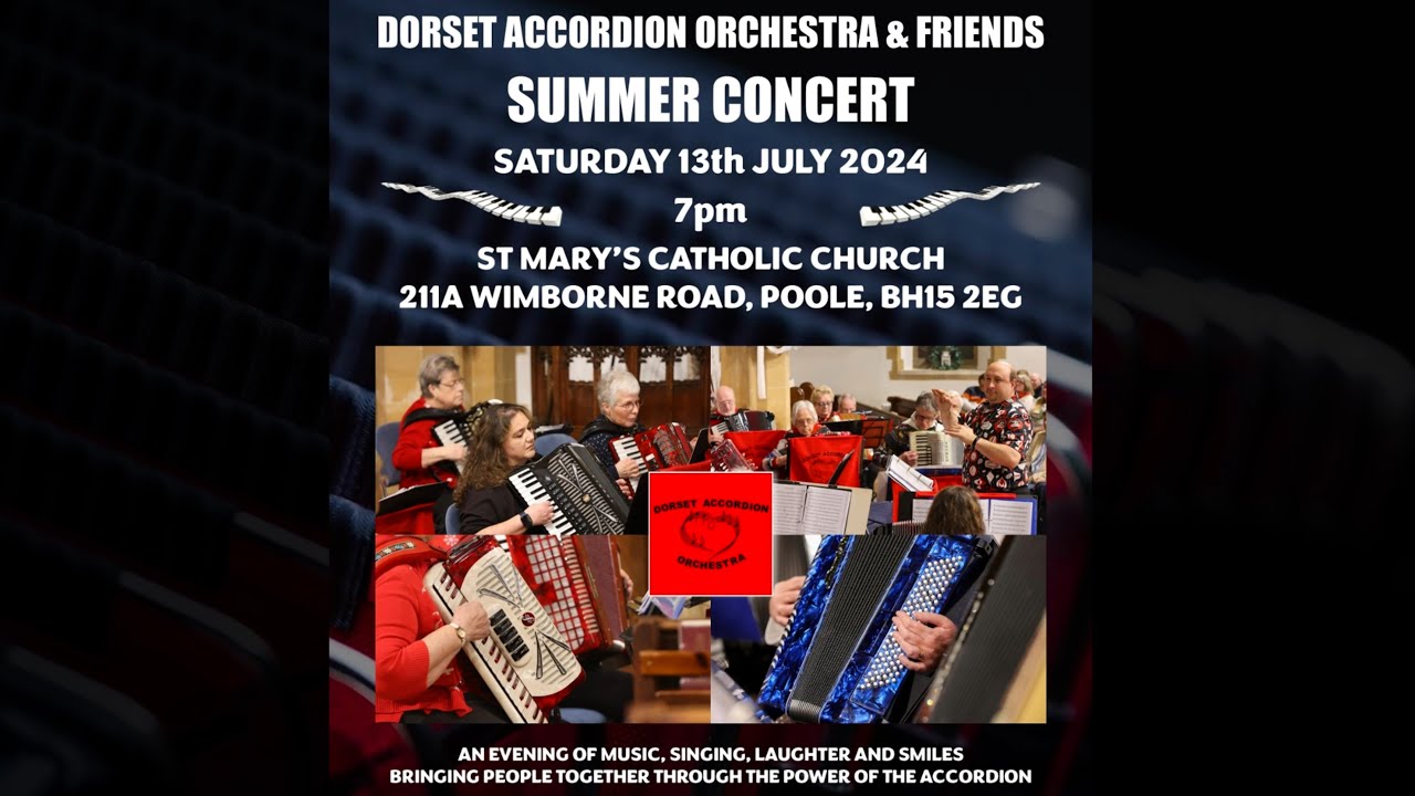 Summer Concert | St Mary's Church | DORSET ACCORDION ORCHESTRA & FRIENDS | 2024