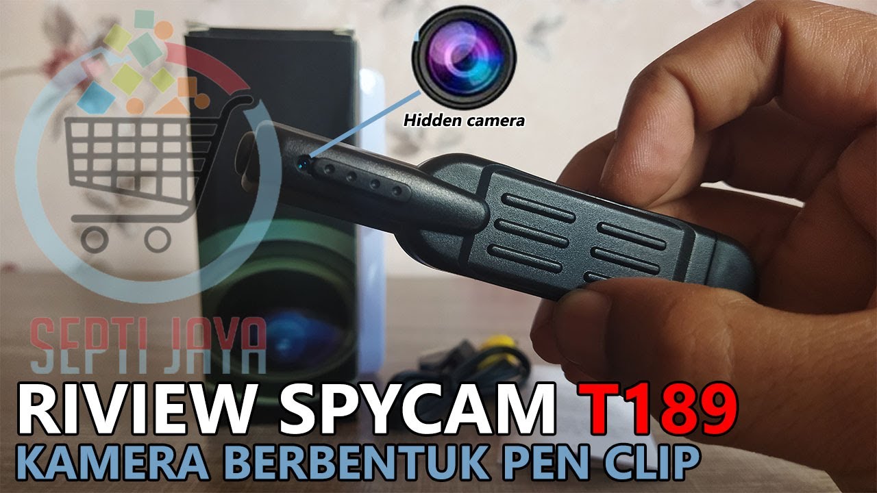Review Spycam Pen Clip T189 Kamera Pengintai Mata-mata dengan Kamera Tersembunyi