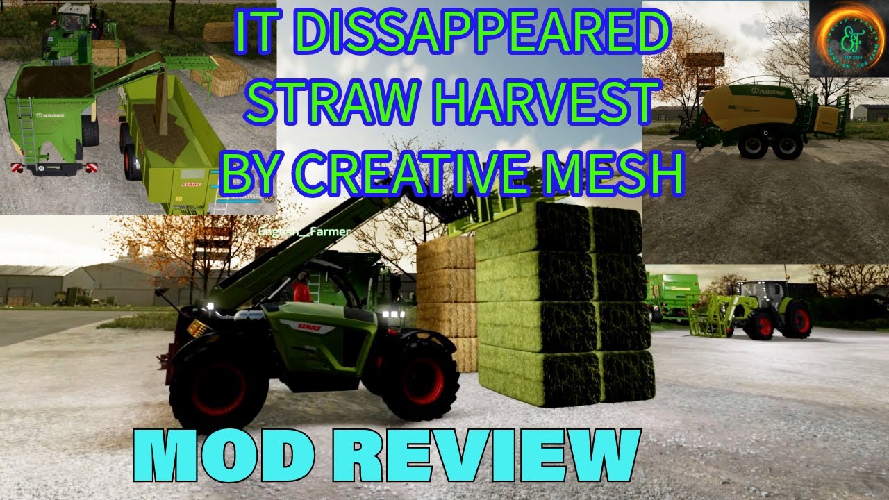 IT DISSAPPEARED| Mod Review|Straw Harvest By Creative Mesh|Farming Simulator 22