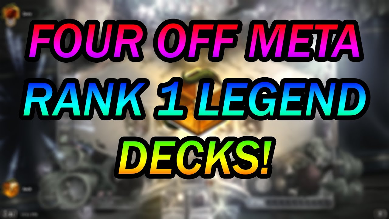 4 Off-Meta Rank 1 Legend Decks To Ladder With | Hearthstone | Wild