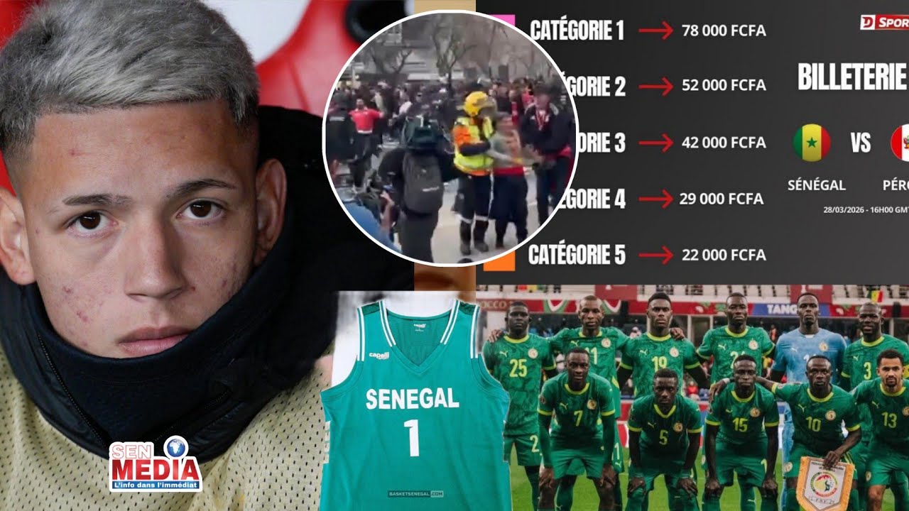 Bagarre entre supporters Real et Benfica - Prestianni charge UEFA - Sénégal Peru - 