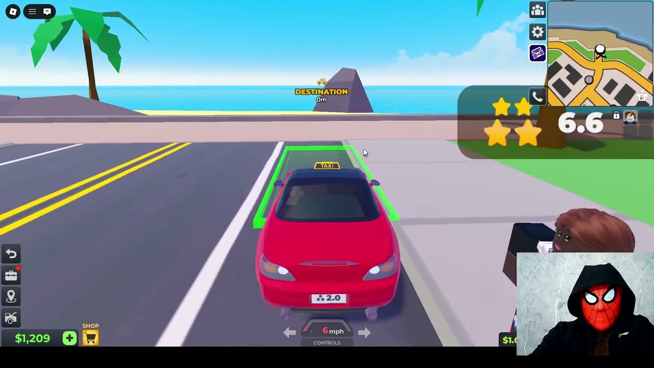 Roblox boy is taxi driver