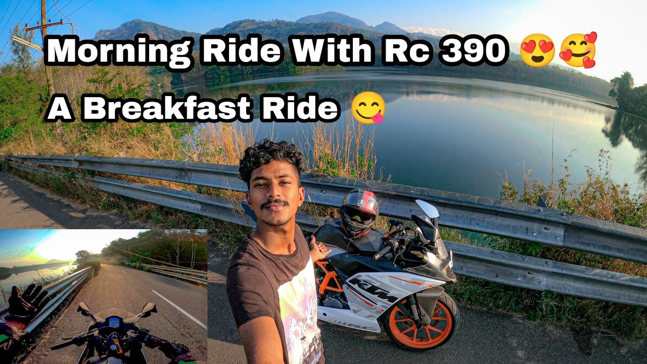 Morning Ride With Rc 390 😍🥰 || A Breakfast Ride 😋
