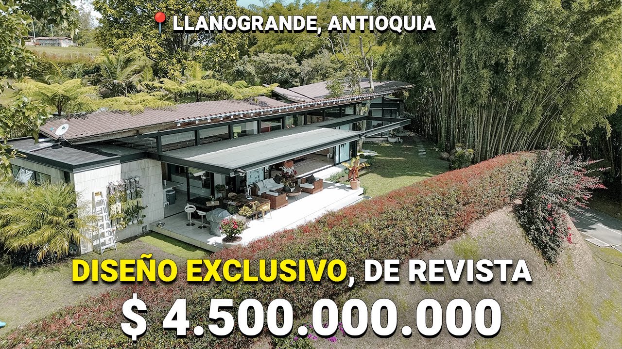 Esta es una de las casas más EXCLUSIVAS que puedes comprar en LLANOGRANDE, ANTIOQUIA