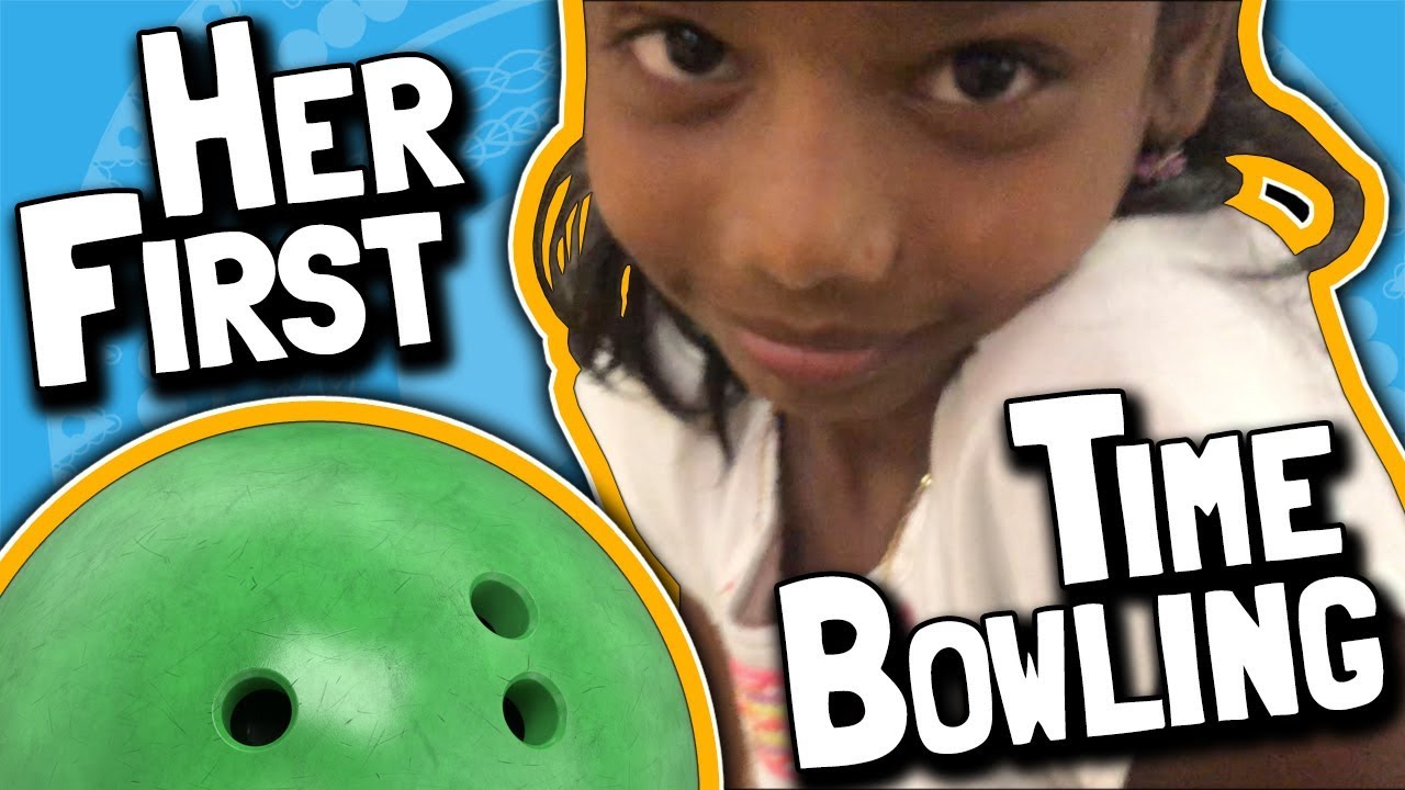 Her first time bowling!