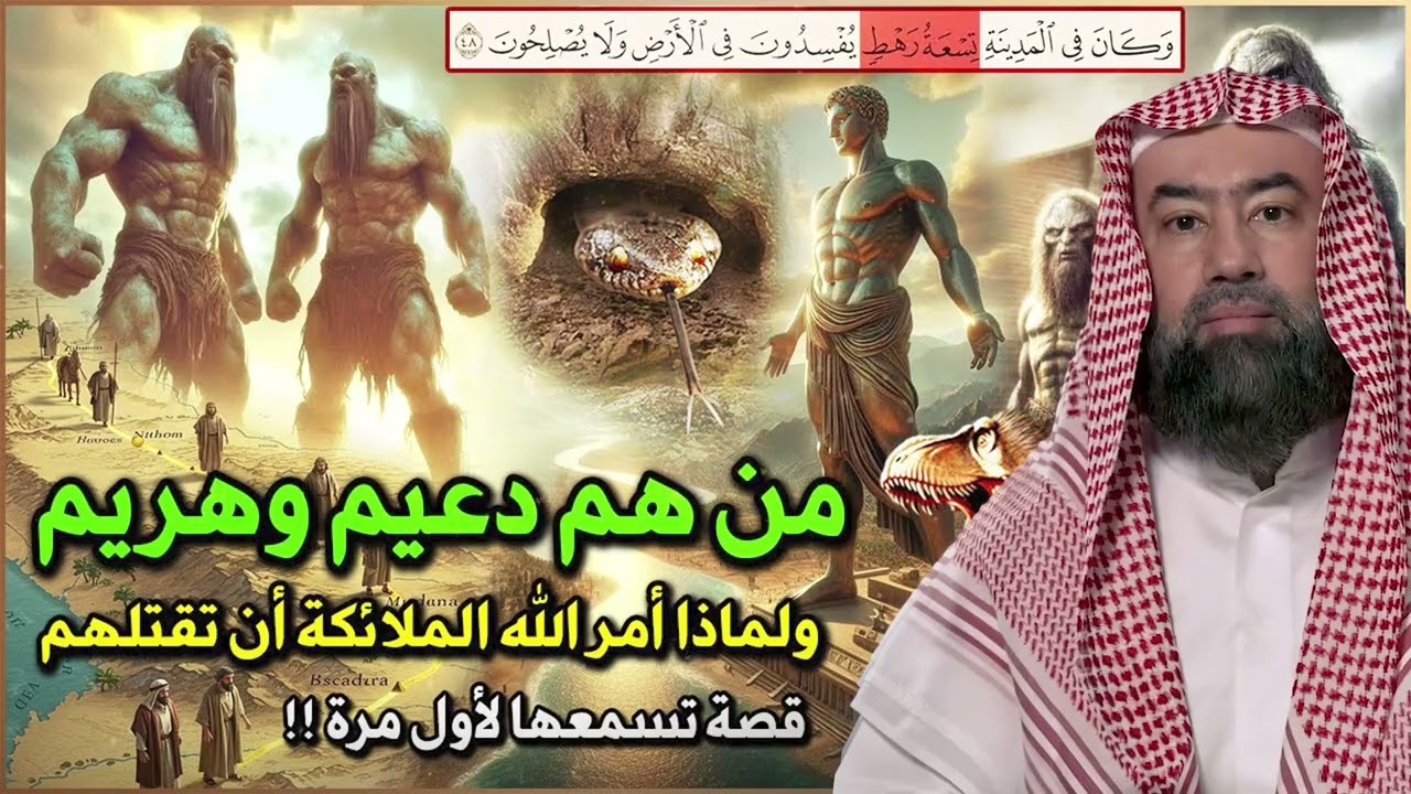من هم دعيم و هريم ؟ ولماذا أمر الله الملائكة بقتلهم ؟ قصة تسمعها لاول مره !!! للشيخ نبيل العوضي