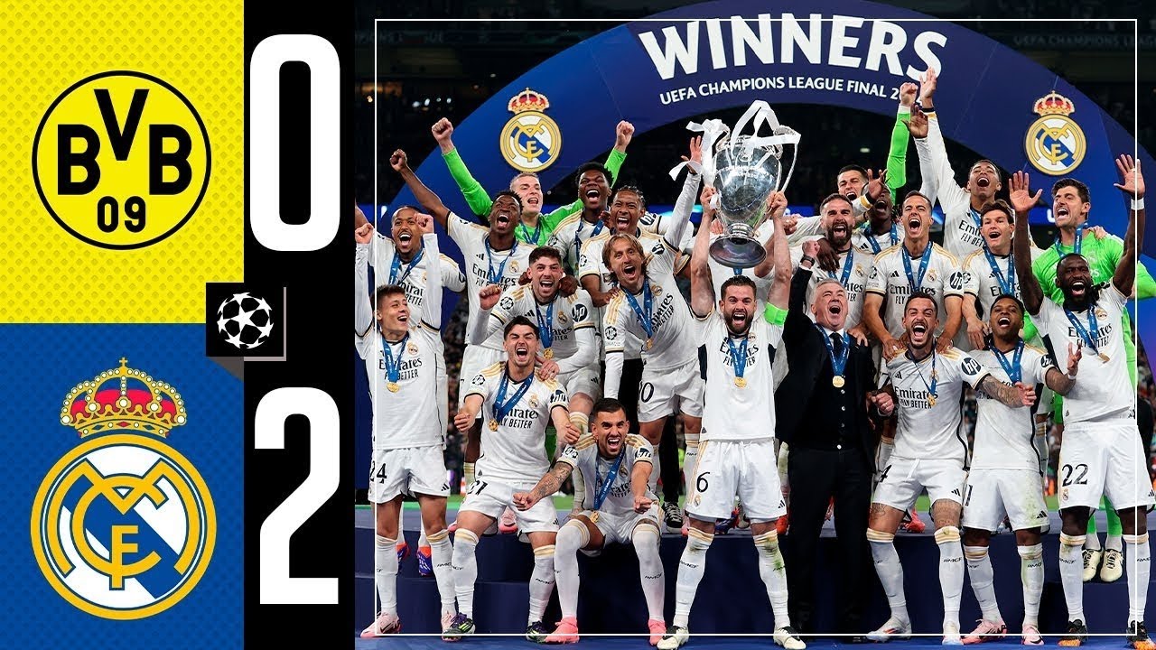 Real Madrid vs Dortmund | 2-0 | Extended Highlights& Goals | UCL Final 2024