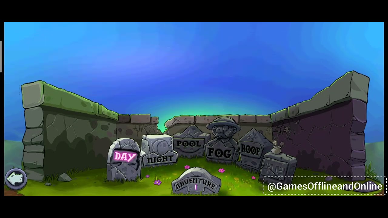 Plants vs Zombies Adventure Day Level 6-10