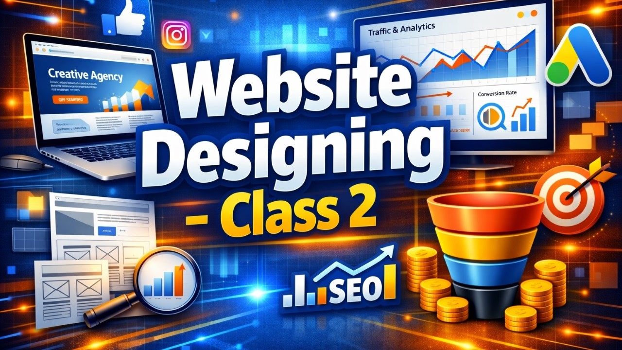 Website Designing Class 2 in Telugu | ఒక వెబ్సైట్ ఎలా తయారు చేస్తారు? Full Practical Guide