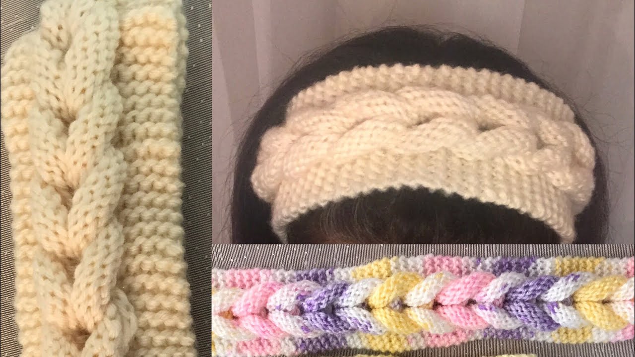 Saç Örgüsü Görünümlü Çok Kolay Saç Bandı Yapımı D I Y weave bandana construction do it yourself