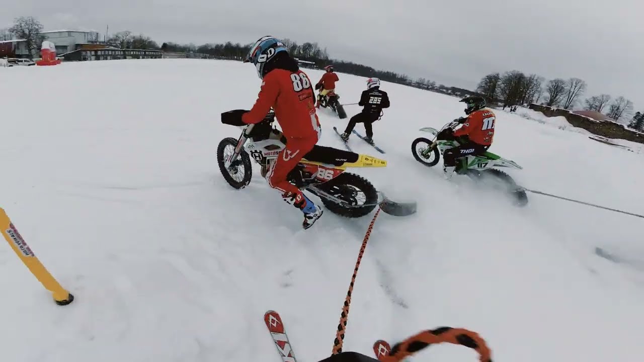 Edgars Silins & Sandis Calpa 86 Alūksne Skijoring Race 1 2026