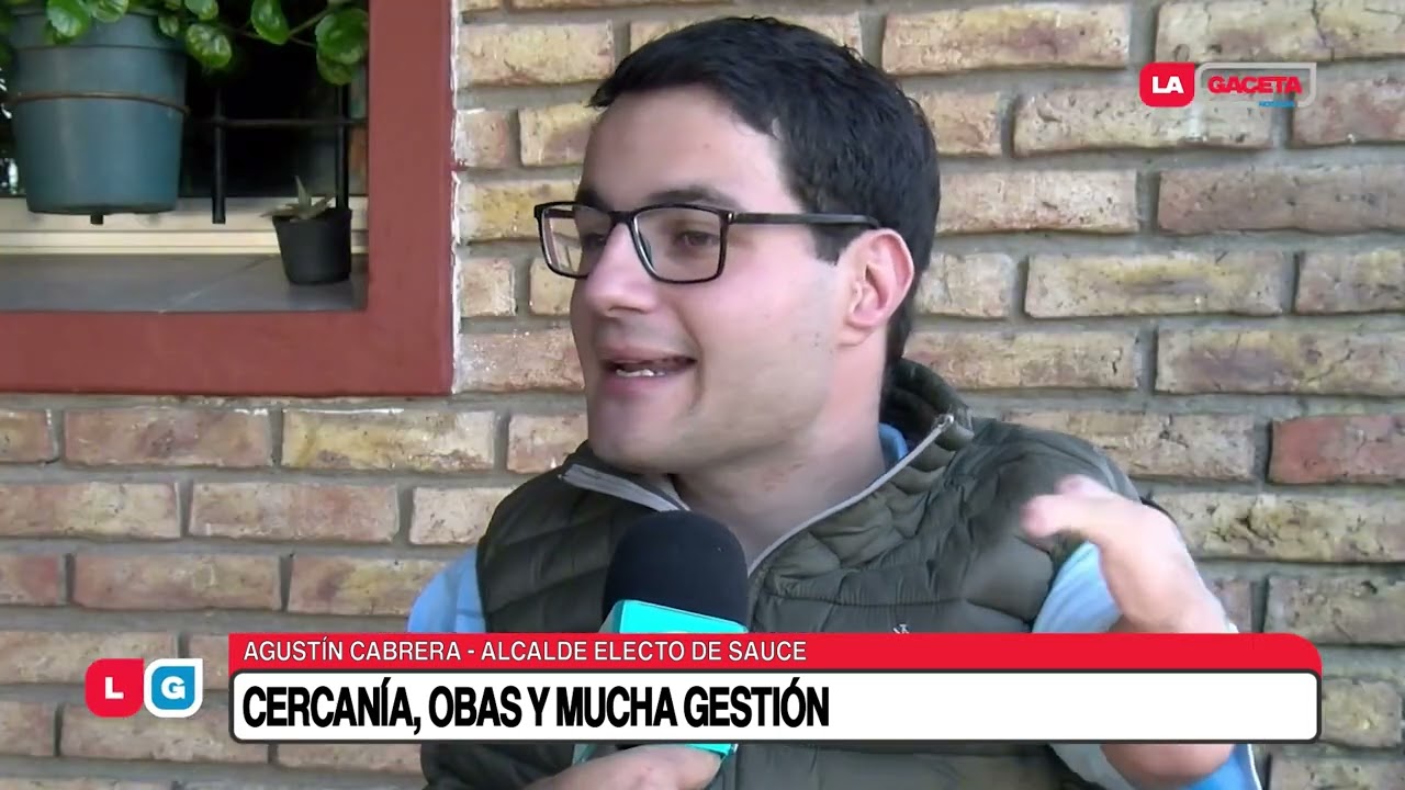 Agustín Cabrera de 20 años es el Alcalde electo de Sauce