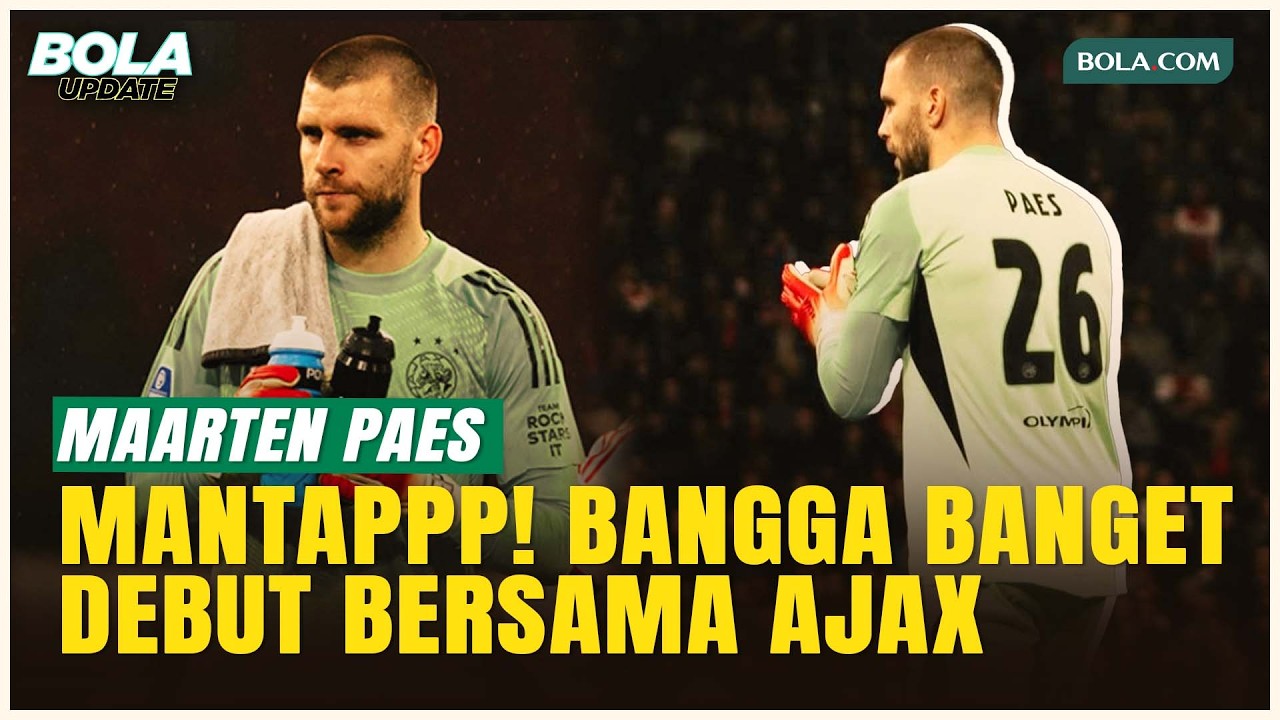 Kelas! Kiper Timnas Indonesia Maarten Paes Beberkan Perasaan usai Debut Ajax: Bangga Banget