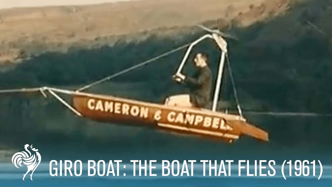 Giroboat Aka Giro Boat: The Boat That Flies (1961) | British Pathé
