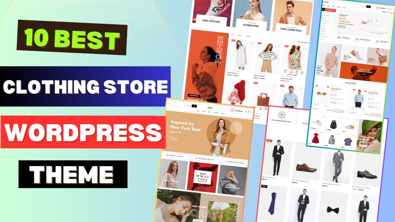 10 Best Clothing Fashion Store WordPress Themes | Top WordPress Themes for Clothing T-shirt Website