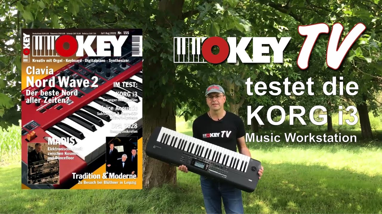 OKEY TV Test: KORG i3 - Arranger Keyboard für Einsteiger
