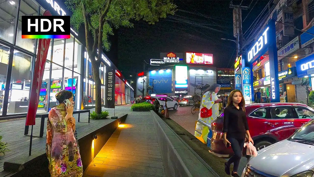 Night Walking 🇧🇩💃 GEC, Chittagong Bangladesh, City Ambience, Travel, ASMR