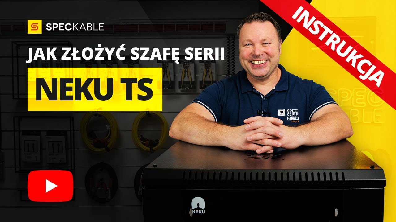 Szafa RACK serii Neku TS - składanie i montaż [INSTRUKCJA]