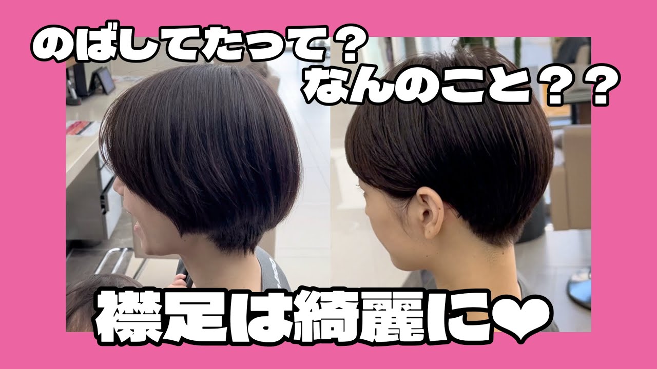 【ショートヘア最高！】久しぶりにカット動画！襟足美しくしてもらいましたっ！！！！
