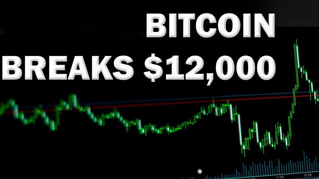 BITCOIN BREAKS $12,000 DOLLARS ON SEVERAL EXCHANGES!