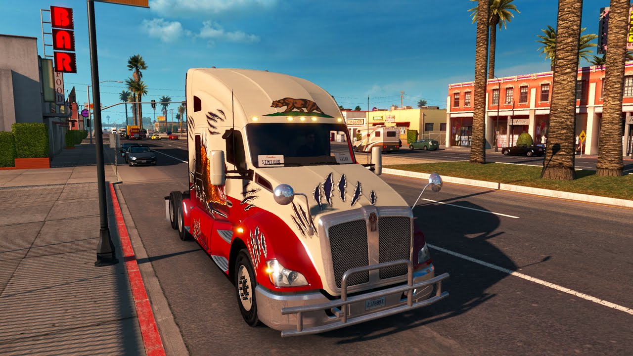 American Truck Simulator California Los Angeles - San Diego Oynanış #4 (Türkçe)