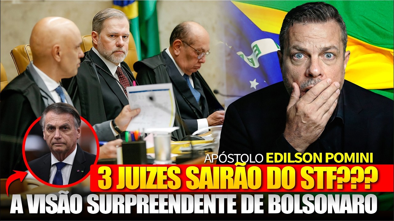 VISÃO PROFÉTICA - GRANDE REBOLIÇO NA JUSTIÇA BRASILEIRA, NO GOVERNO ATUAL E BOLSONARO LIVRE
