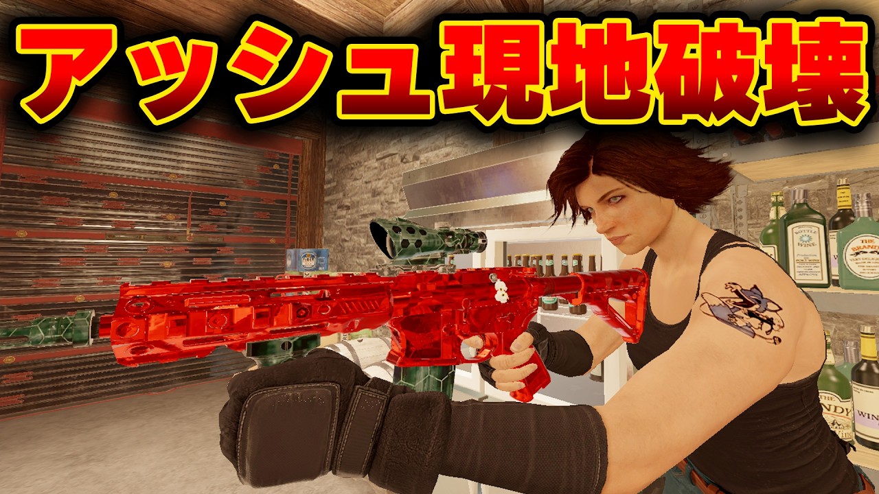 アッシュで現地破壊【シージX/R6S】