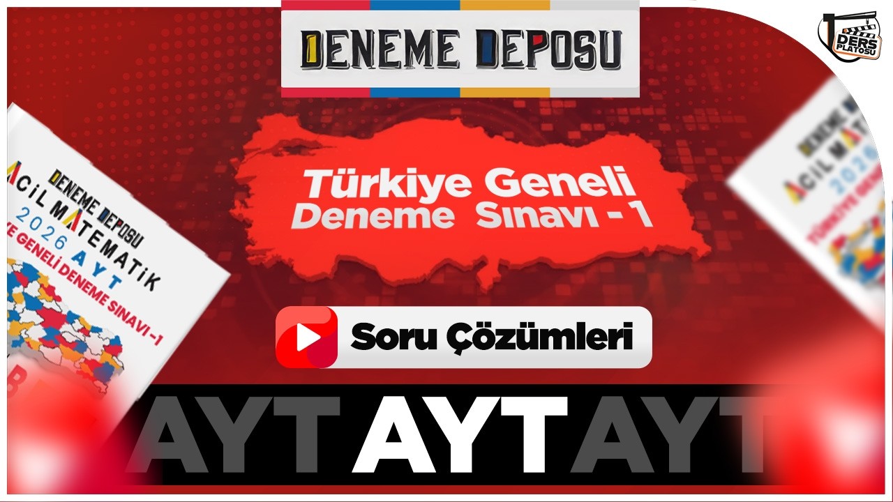 Acil Yayınları Deneme Deposu T&uuml;rkiye Geneli AYT Deneme Sınavı Soru &Ccedil;&ouml;z&uuml;m&uuml;