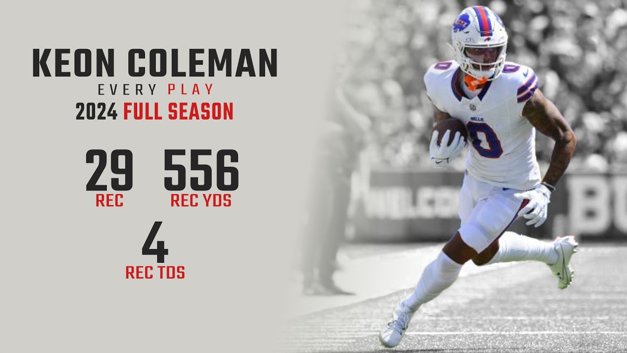 Keon Coleman 2024 Highlights | Every Target and Catch