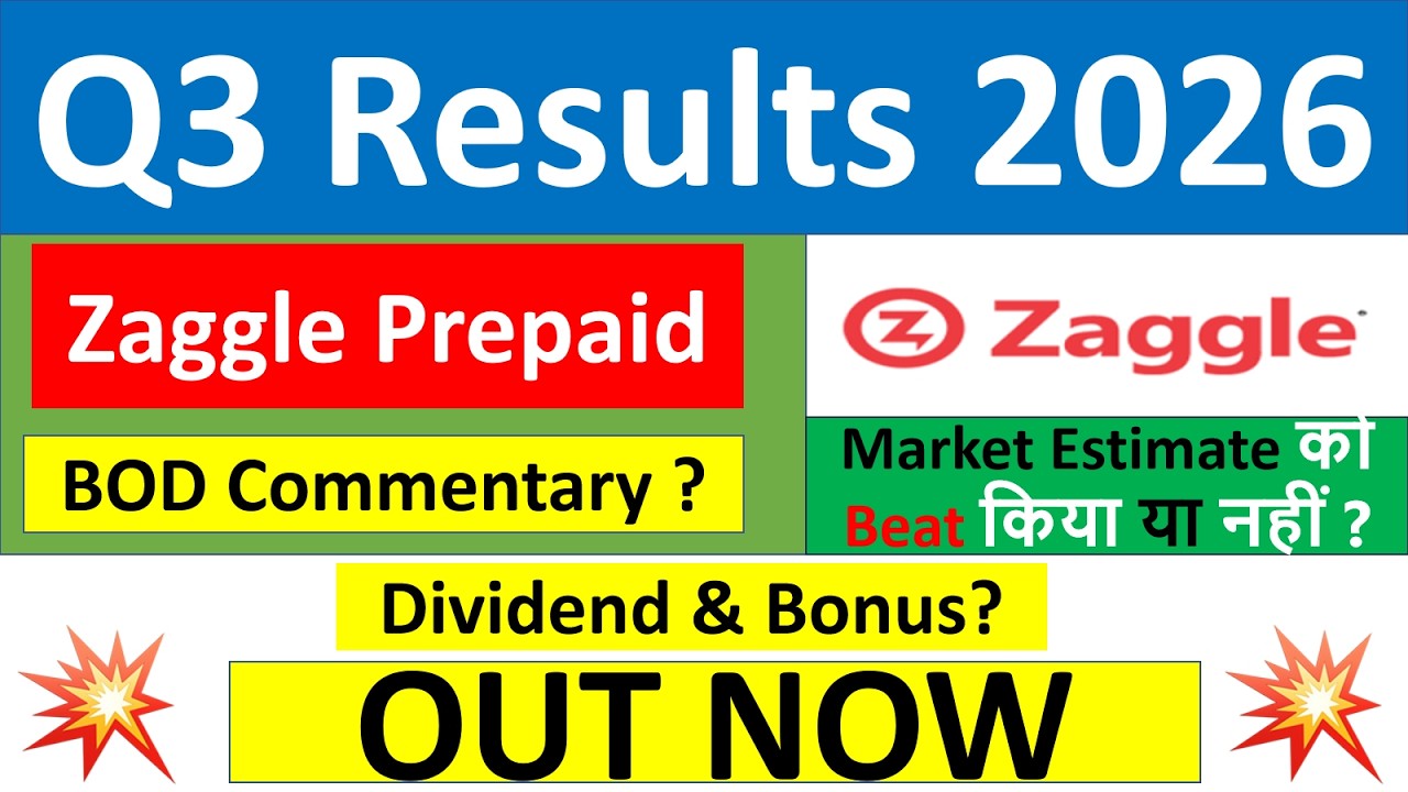 Zaggle Prepaid q3 results 2026 | Zaggle Prepaid results today | Zaggle Prepaid Share News today