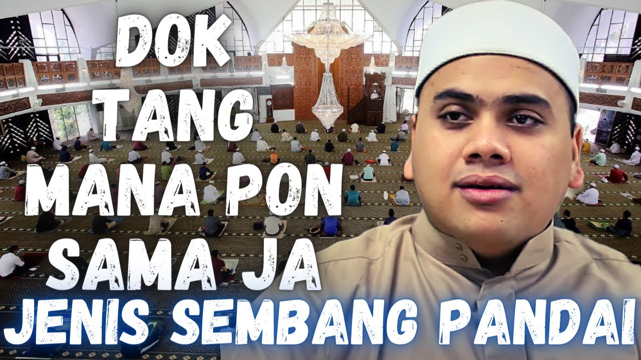 Ustaz Ahmad Husam l Jenuh Pikiaq Nak Bagi Orang Mai Masjid l Jenis Sembang Pandai Tang Mana Pon Ada