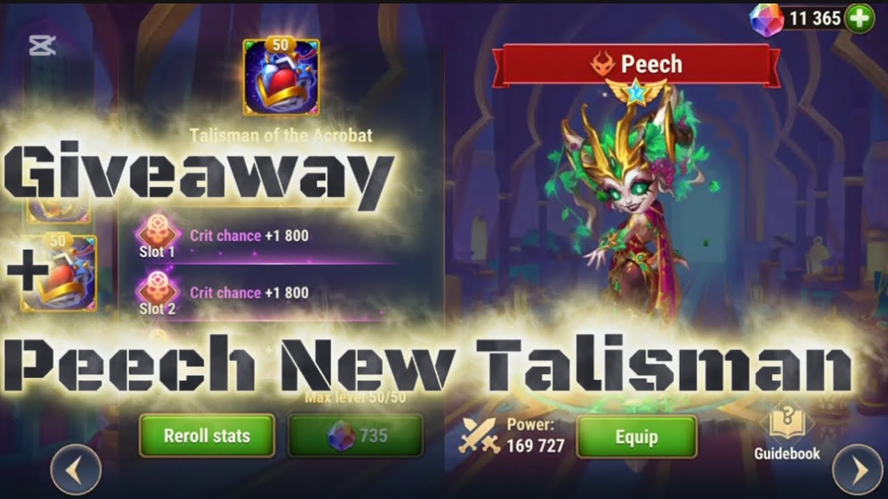 5K Free MetaCubes + Peech New Talisman Hero Wars Alliance | Hero Wars Mobile