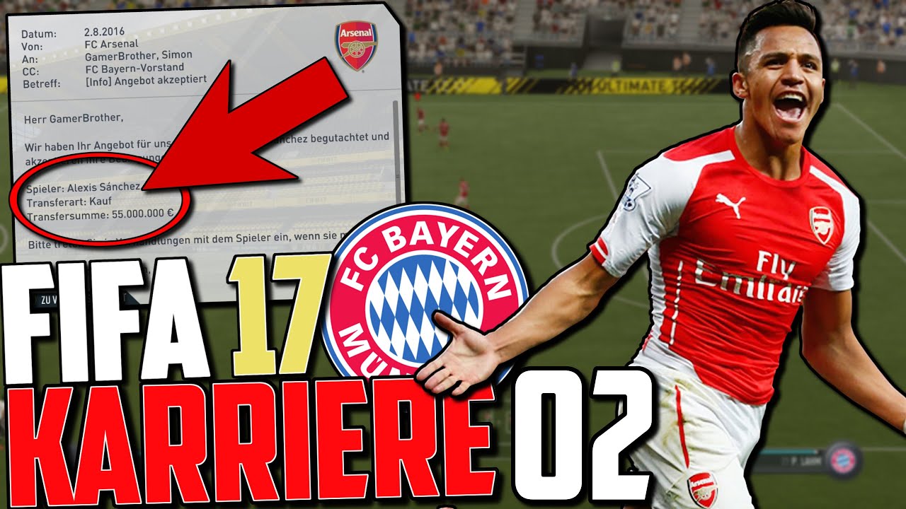 MEGA DEAL MIT ALEXIS SANCHEZ ?! | FIFA 17 Karrieremodus Fc Bayern (Deutsch) #02