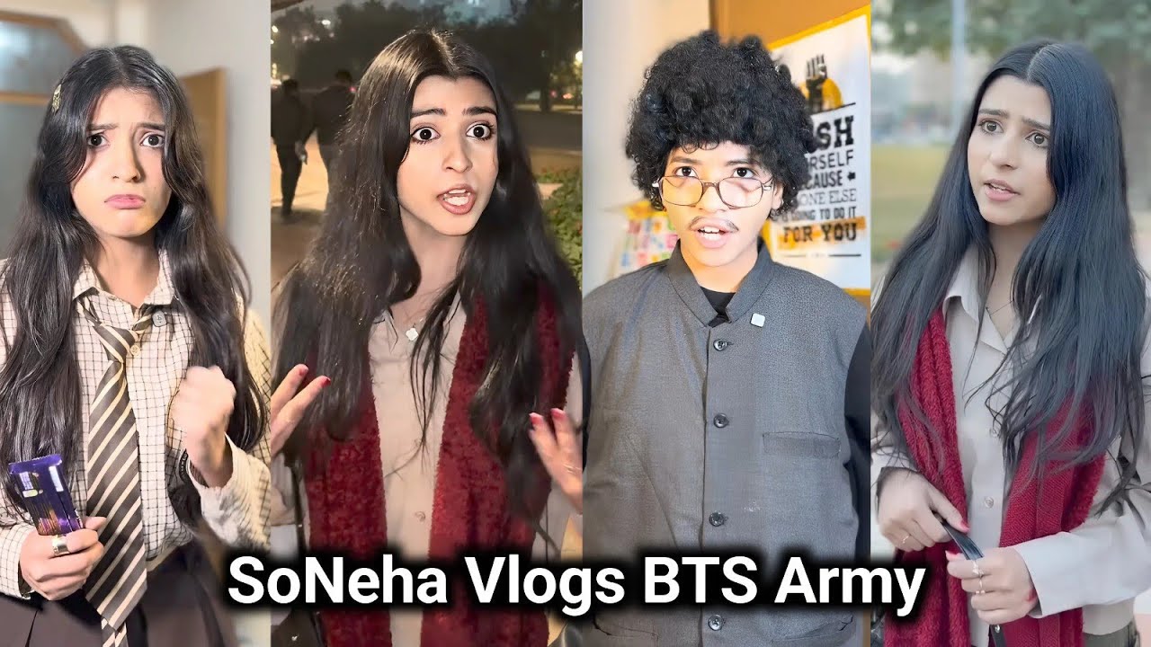 SoNeha Vlogs Funny Comedy Videos || Try Not To Laughing || BTS Army School Videos 2026😭