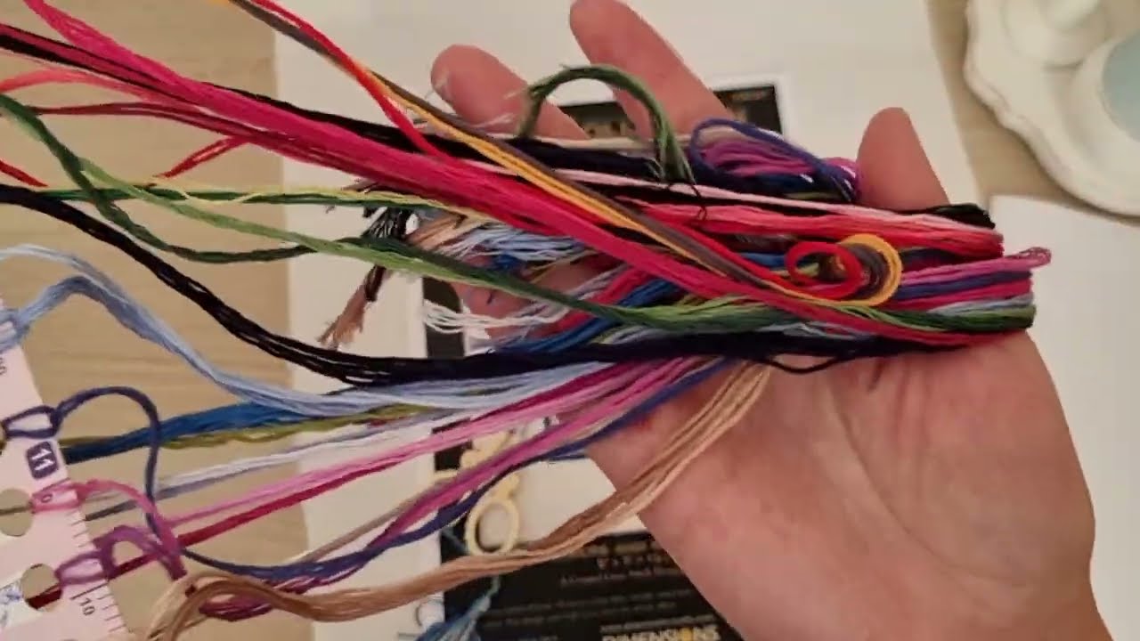 #22 Вышивка крестиком/Готовая работа Dimensions 