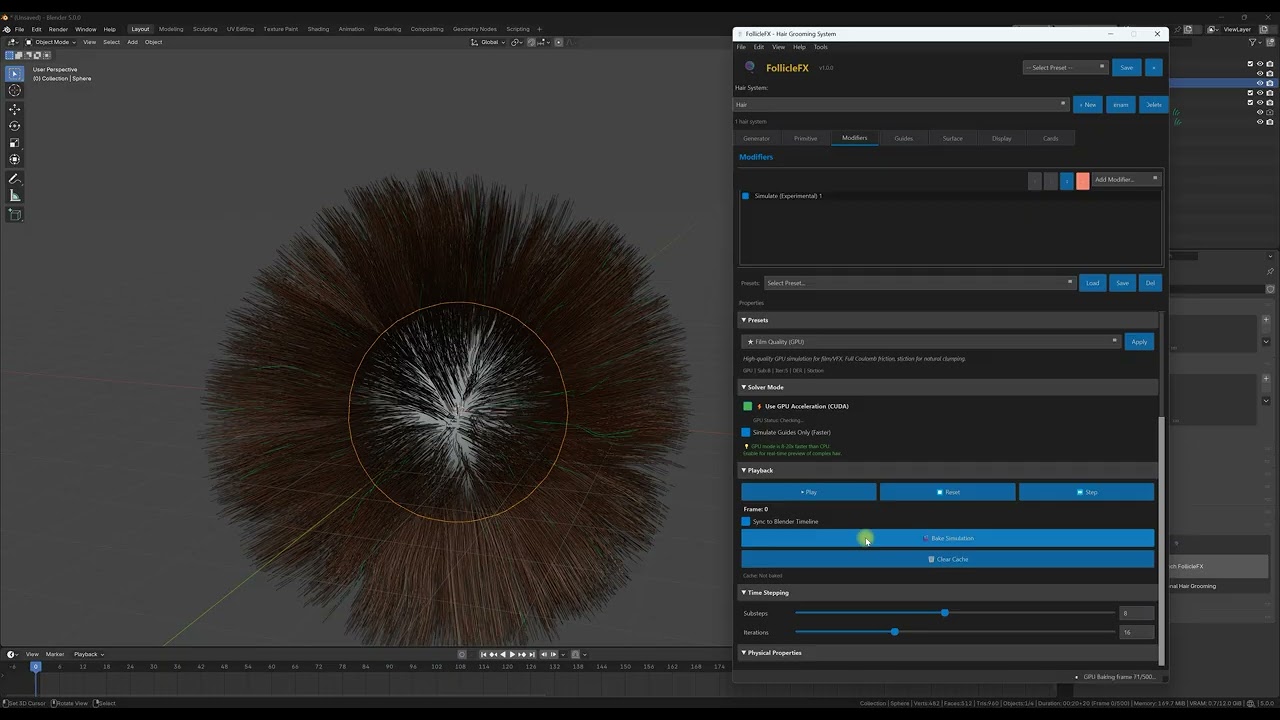 Simulation test(GPU BASED)